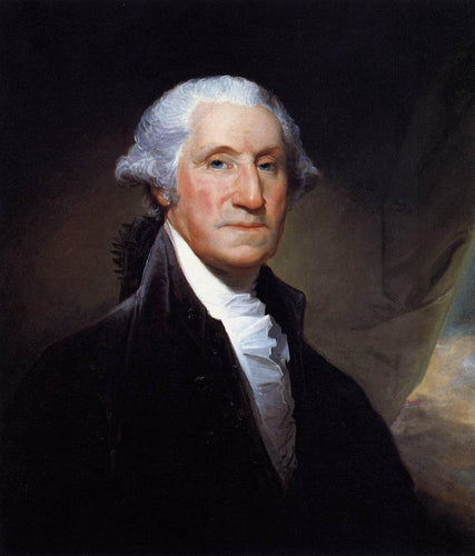George Washington, Retrato de Gibbs Channing Avery (Gilbert Stuart) - Reprodução com Qualidade Museu