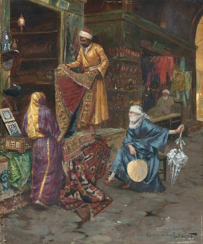 The Carpet Merchant (Rudolf Ernst) - Reprodução com Qualidade Museu