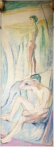Homens voltados para o sol (Edvard Munch) - Reprodução com Qualidade Museu