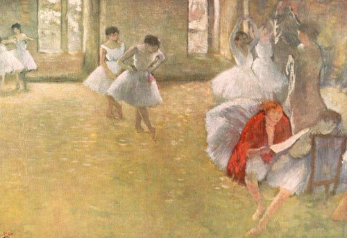 Dançarinos na sala de ensaio (Edgar Degas) - Reprodução com Qualidade Museu