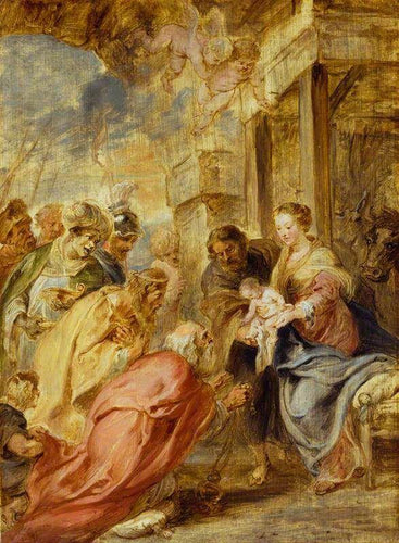 A Adoração dos Magos (Peter Paul Rubens) - Reprodução com Qualidade Museu