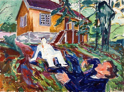 A luta (Edvard Munch) - Reprodução com Qualidade Museu