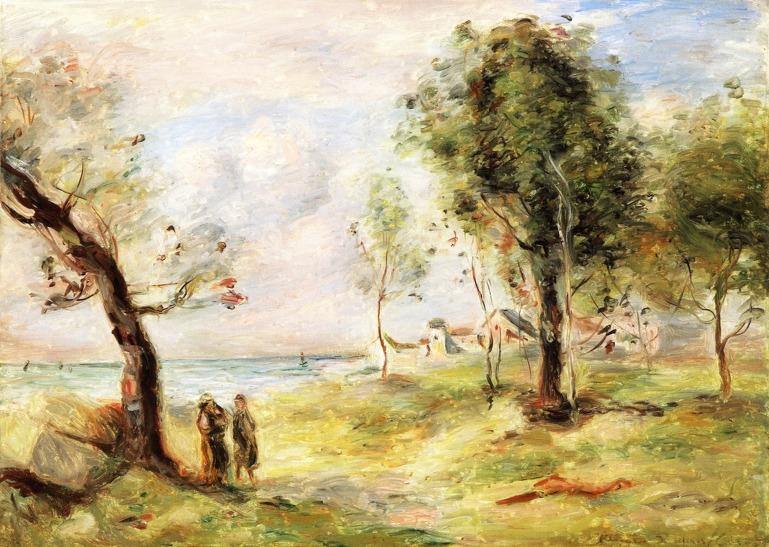 Paisagem depois de Corot (Pierre-Auguste Renoir) - Reprodução com Qualidade Museu