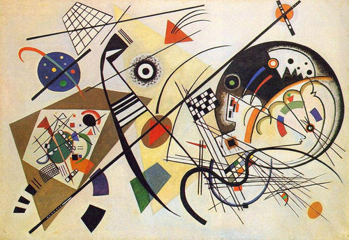 Linha de passagem (Wassily Kandinsky) - Reprodução com Qualidade Museu