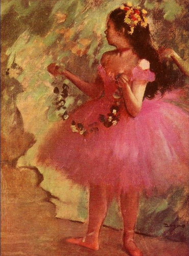 Dançarina de vestido rosa (Edgar Degas) - Reprodução com Qualidade Museu