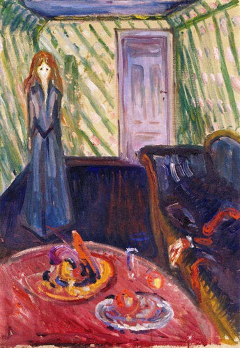 A assassina (Edvard Munch) - Reprodução com Qualidade Museu