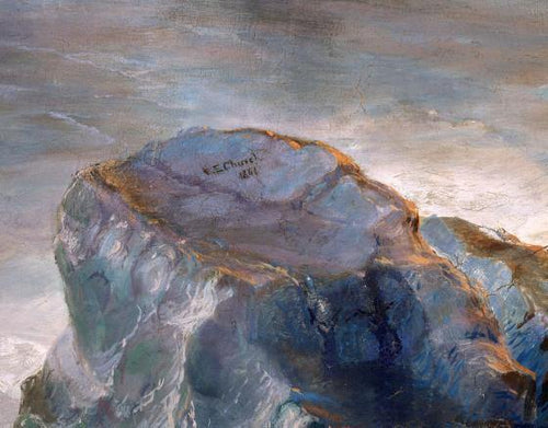 Os icebergs (Frederic Edwin Church) - Reprodução com Qualidade Museu