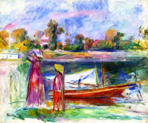 Girls At Argenteuil (Pierre-Auguste Renoir) - Reprodução com Qualidade Museu