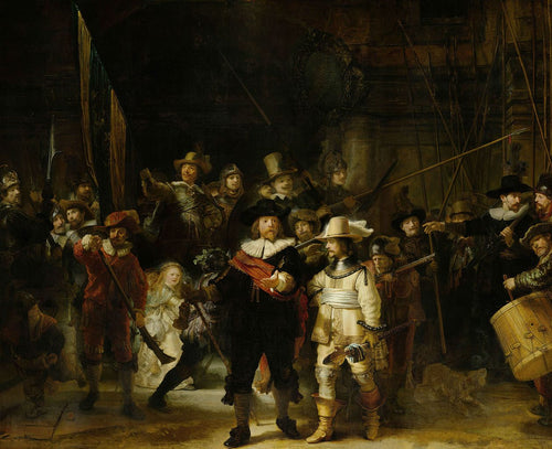 The Night Watch (Rembrandt) - Reprodução com Qualidade Museu