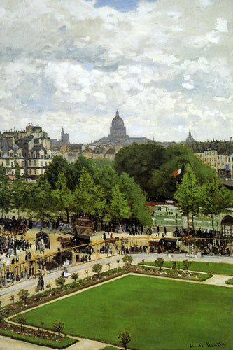 O jardim da princesa (Claude Monet) - Reprodução com Qualidade Museu