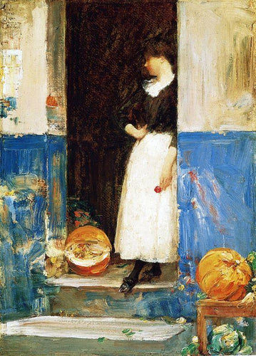 La Fruitiere (Childe Hassam) - Reprodução com Qualidade Museu