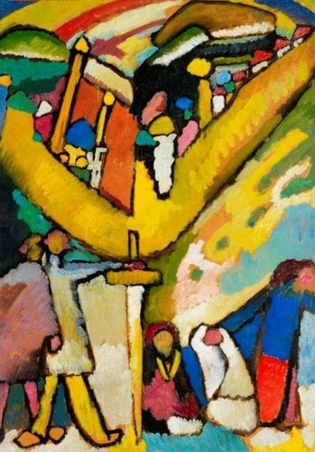 Estudo para improvisação 8 (Wassily Kandinsky) - Reprodução com Qualidade Museu