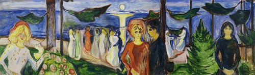 A dança da vida (Edvard Munch) - Reprodução com Qualidade Museu