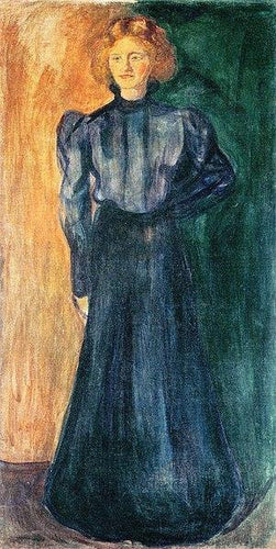 Tulla Larsen (Edvard Munch) - Reprodução com Qualidade Museu