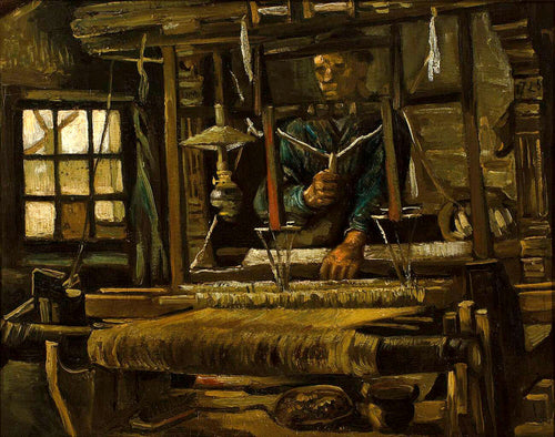 Chalé Tecelão (Vincent Van Gogh) - Reprodução com Qualidade Museu