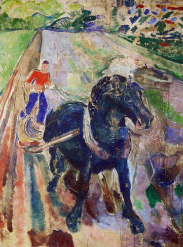 O semeador (Edvard Munch) - Reprodução com Qualidade Museu