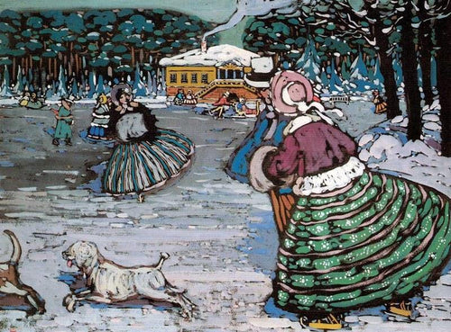 Inverno (Wassily Kandinsky) - Reprodução com Qualidade Museu