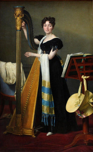 Retrato de Juliette De Villeneuve (Jacques-Louis David) - Reprodução com Qualidade Museu