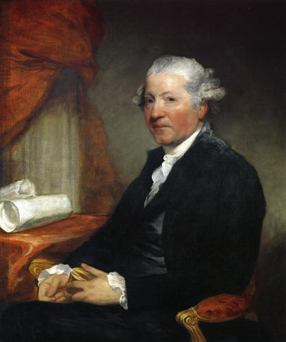 Joshua Reynolds (Gilbert Stuart) - Reprodução com Qualidade Museu