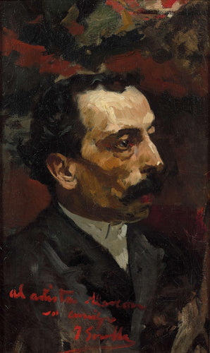 Retrato do Artista Alarcon (Joaquin Sorolla) - Reprodução com Qualidade Museu