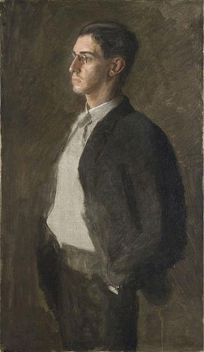 Retrato de um jovem (Thomas Eakins) - Reprodução com Qualidade Museu