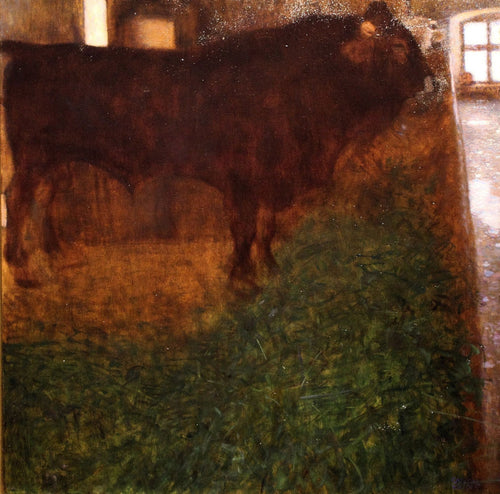 O touro negro (Gustav Klimt) - Reprodução com Qualidade Museu