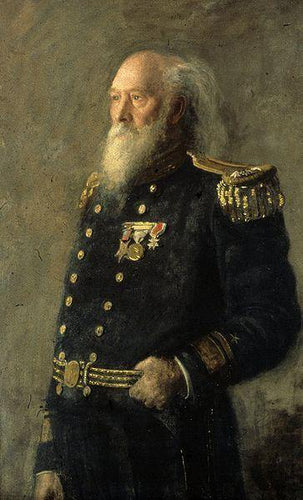 Retrato do contra-almirante George W. Melville (Thomas Eakins) - Reprodução com Qualidade Museu