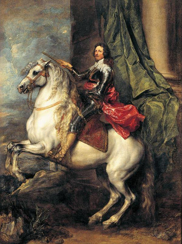 Retrato equestre do príncipe Tomaso de Savoy-Carignan (Anthony van Dyck) - Reprodução com Qualidade Museu