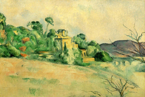 Paisagem ao meio-dia (Paul Cézanne) - Reprodução com Qualidade Museu