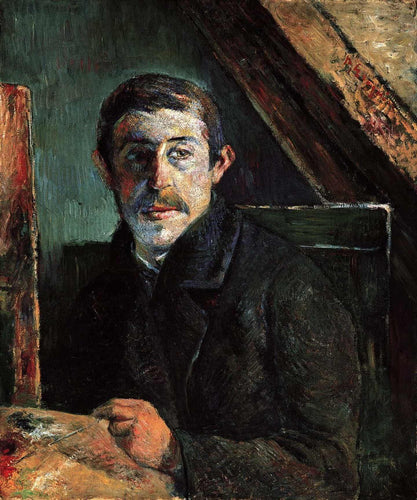 Gauguin em seu cavalete
