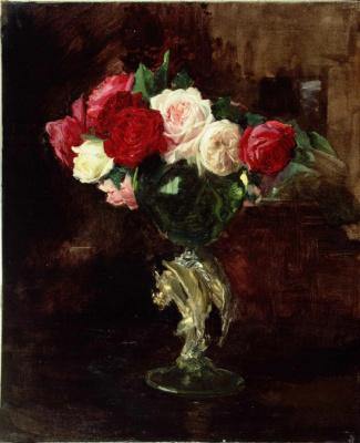 Rosas (Joaquin Sorolla) - Reprodução com Qualidade Museu