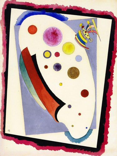 Oval Animado (Wassily Kandinsky) - Reprodução com Qualidade Museu