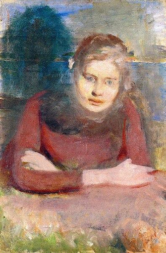 Aasta Carlsen (Edvard Munch) - Reprodução com Qualidade Museu