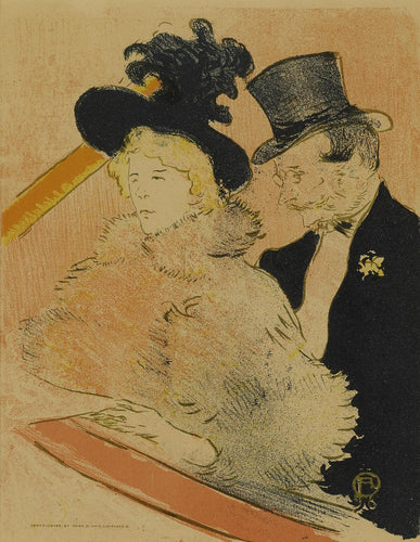 No concerto (Henri de Toulouse-Lautrec) - Reprodução com Qualidade Museu