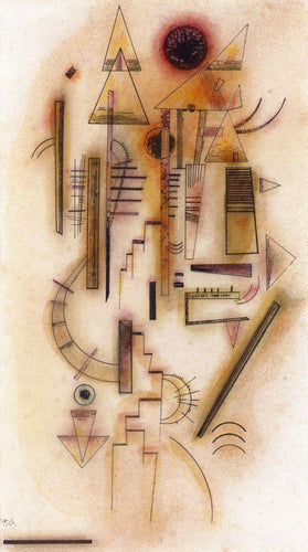 Subida (Wassily Kandinsky) - Reprodução com Qualidade Museu