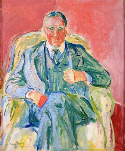Henrik Bull (Edvard Munch) - Reprodução com Qualidade Museu