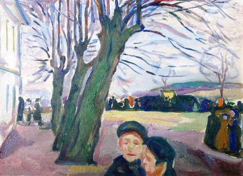 Leilão em Grimsrod (Edvard Munch) - Reprodução com Qualidade Museu