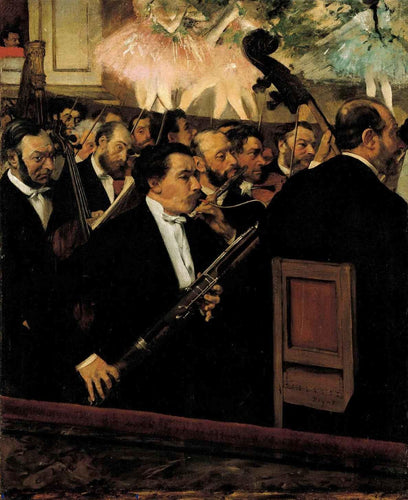 Orquestra da Ópera (Edgar Degas) - Reprodução com Qualidade Museu