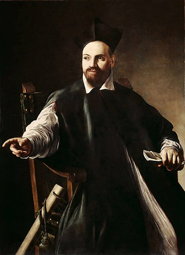 Retrato do Papa Urbano VIII (Caravaggio) - Reprodução com Qualidade Museu