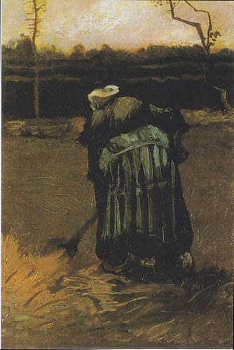 Explorando a mulher camponesa (Vincent Van Gogh) - Reprodução com Qualidade Museu