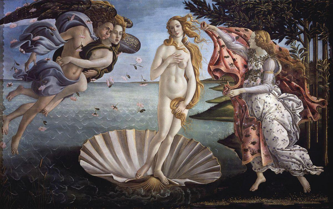 O Nascimento de Vênus (Sandro Botticelli) - Reprodução com Qualidade Museu