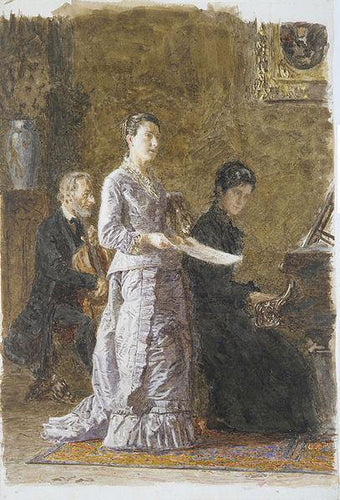 Esboço para a canção patética (Thomas Eakins) - Reprodução com Qualidade Museu
