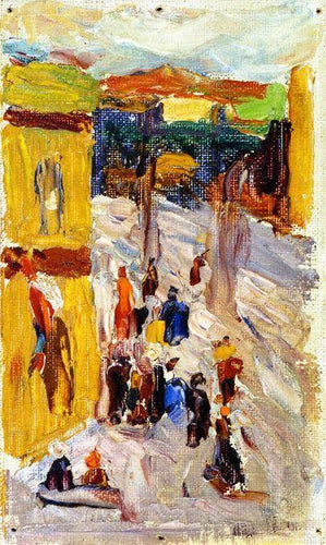 Esquina da Rua (Wassily Kandinsky) - Reprodução com Qualidade Museu