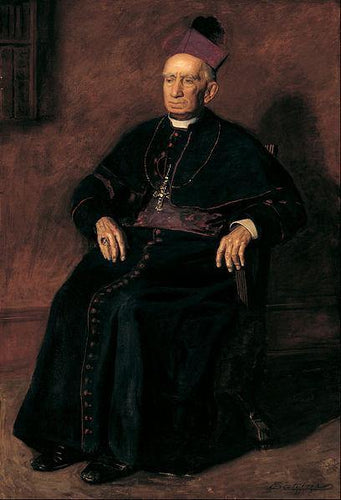 Arcebispo William Henry Elder (Thomas Eakins) - Reprodução com Qualidade Museu