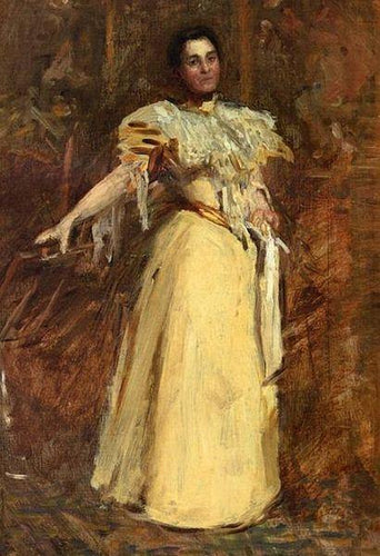 Estudo para o retrato da senhorita Emily Sartain (Thomas Eakins) - Reprodução com Qualidade Museu