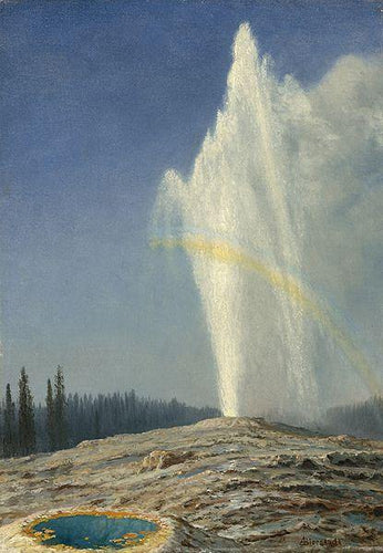 Old Faithful (Albert Bierstadt) - Reprodução com Qualidade Museu