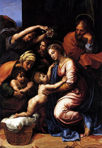 A Sagrada Família (Rafael) - Reprodução com Qualidade Museu