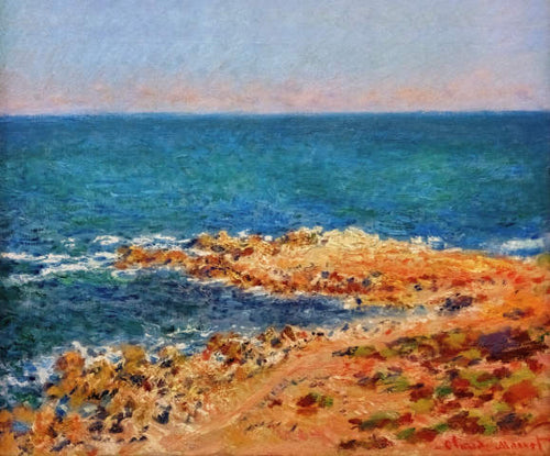 The Big Blue em Antibes (Claude Monet) - Reprodução com Qualidade Museu