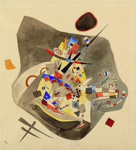 Mancha Cinzenta (Wassily Kandinsky) - Reprodução com Qualidade Museu
