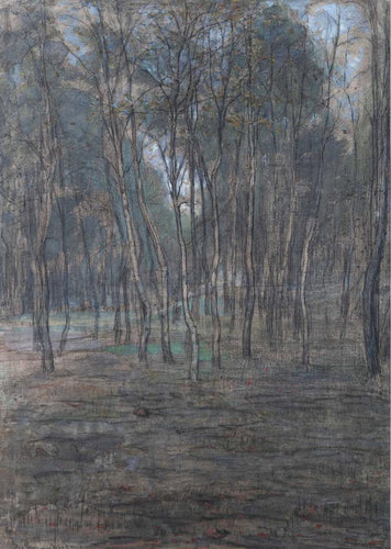 Floresta de Vidoeiro Pequena (Piet Mondrian) - Reprodução com Qualidade Museu